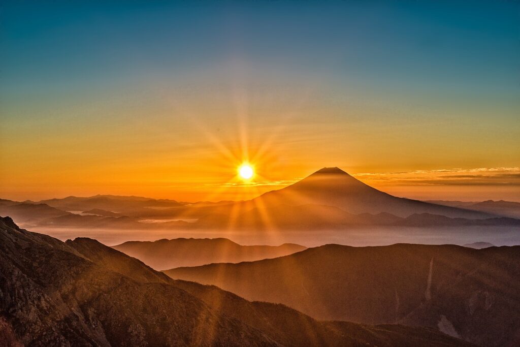 日の出富士山